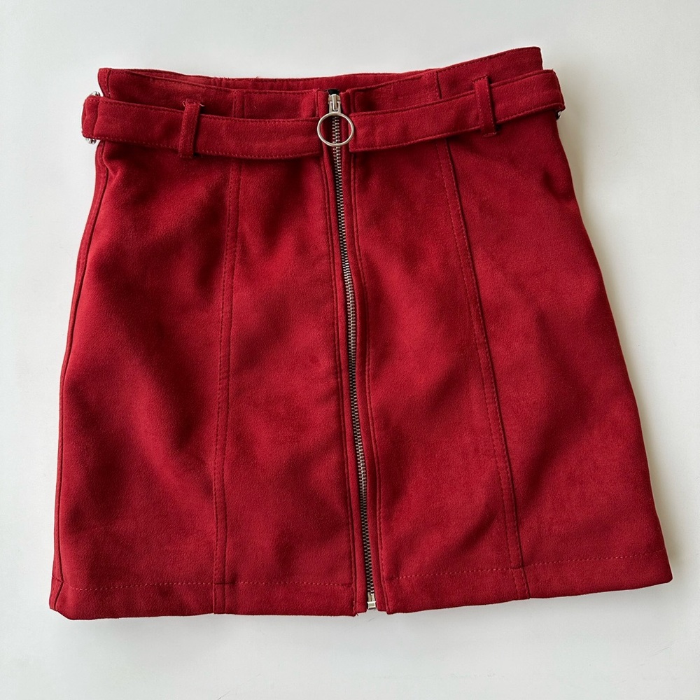 Red Forever 21 skirt